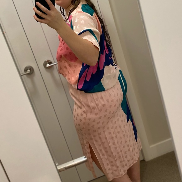 4 piece Pure Silk Butterfly Skirt Set - Picture 4 of 17